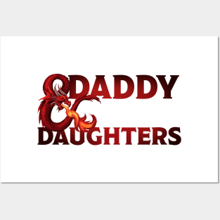 Daddy and Daughters DND Posters and Art